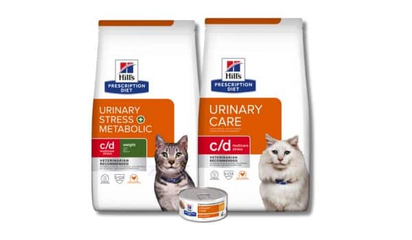 Prescription Diet Urinary Care cat food range